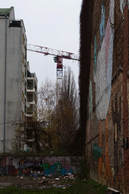 an old abandoned city with lots of graffiti