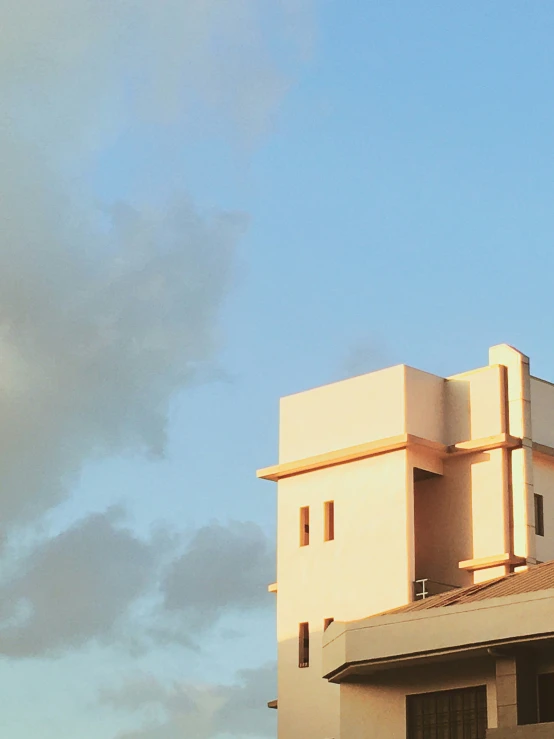 an old building with a clock tower on the roof