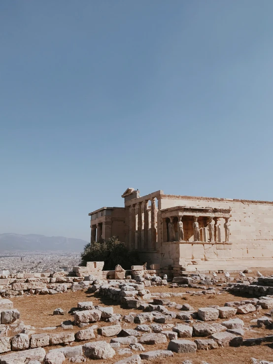 a large building in the middle of the desert