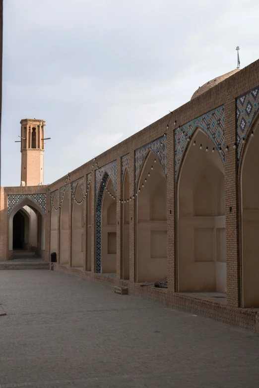 a very pretty building with some fancy arches