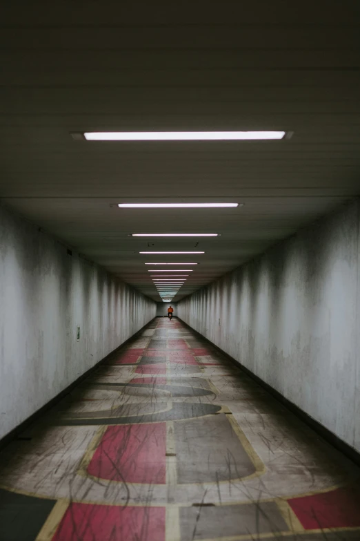 this is a long tunnel that extends to the street