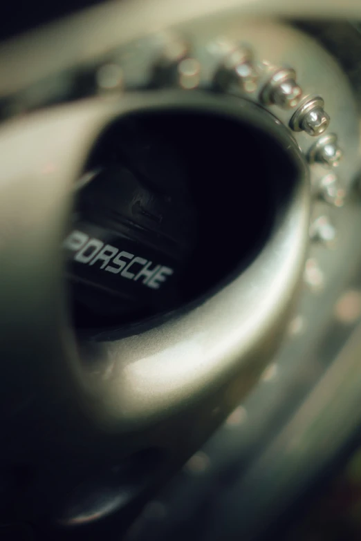 the handle of a motorcycle that is close up