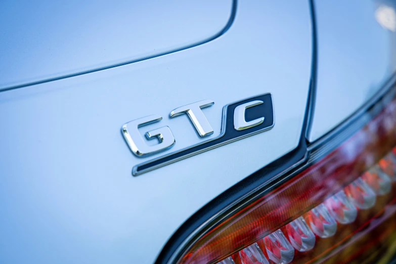 an emblem on the back of a vehicle