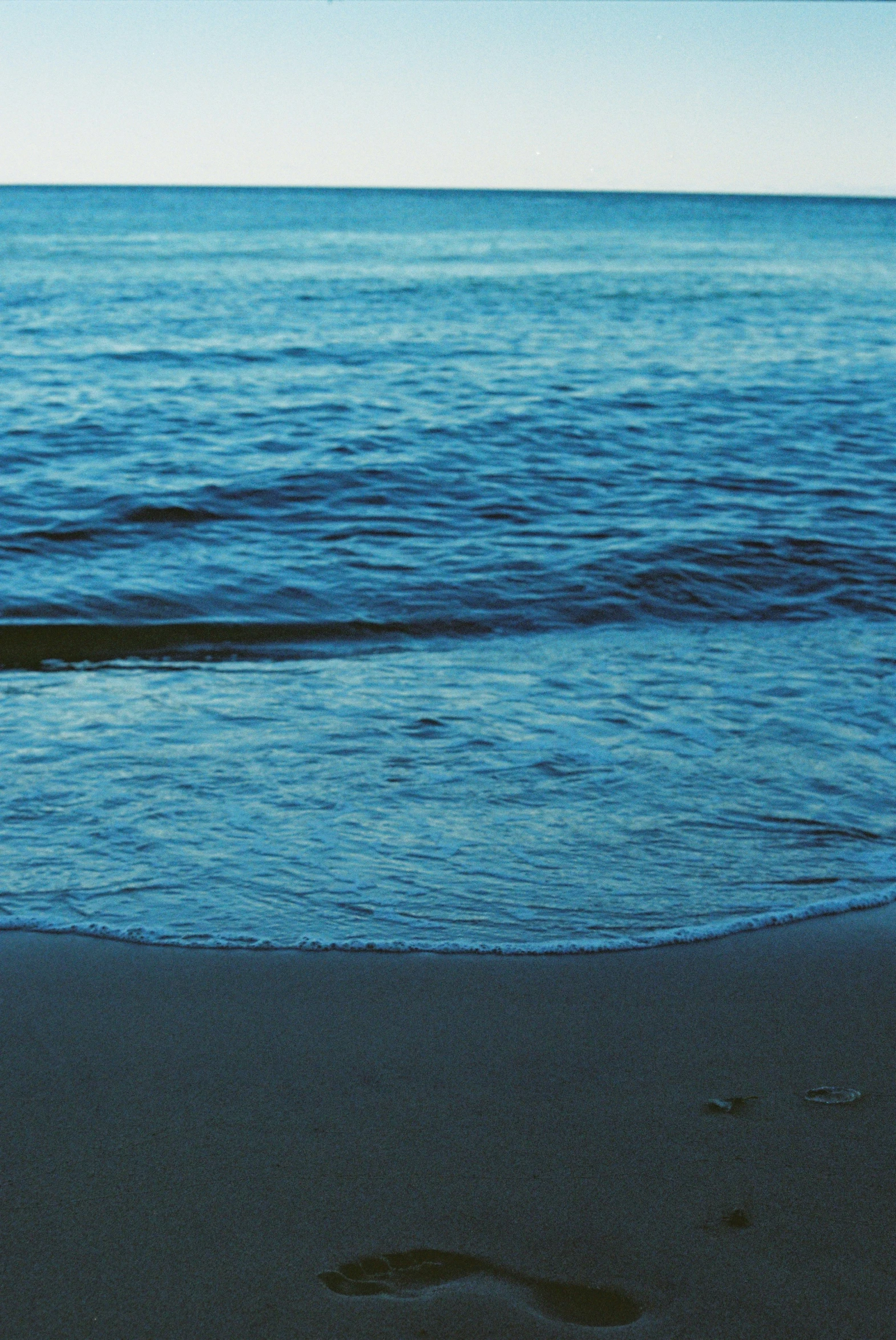 two surf boards are lying on the shore