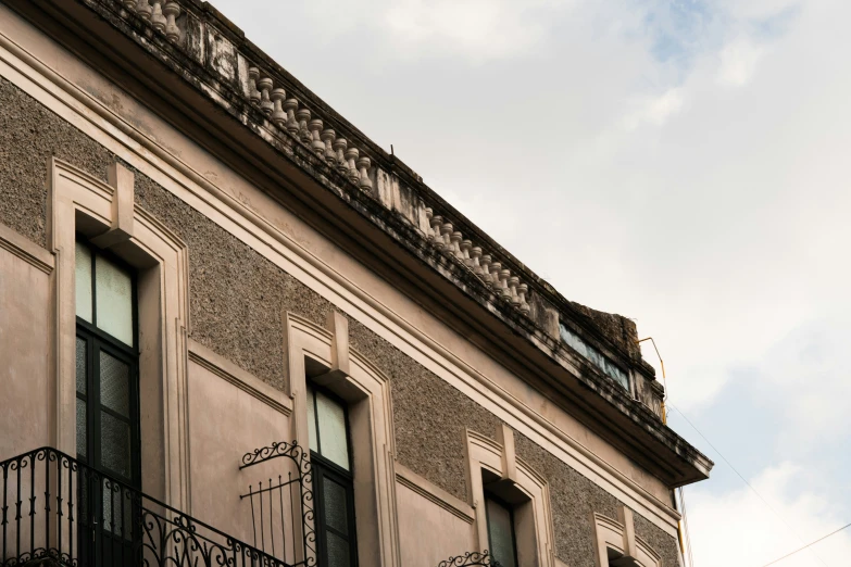 two windows in the building on the top and bottom