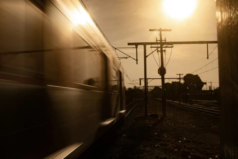 the train has passed through the open area