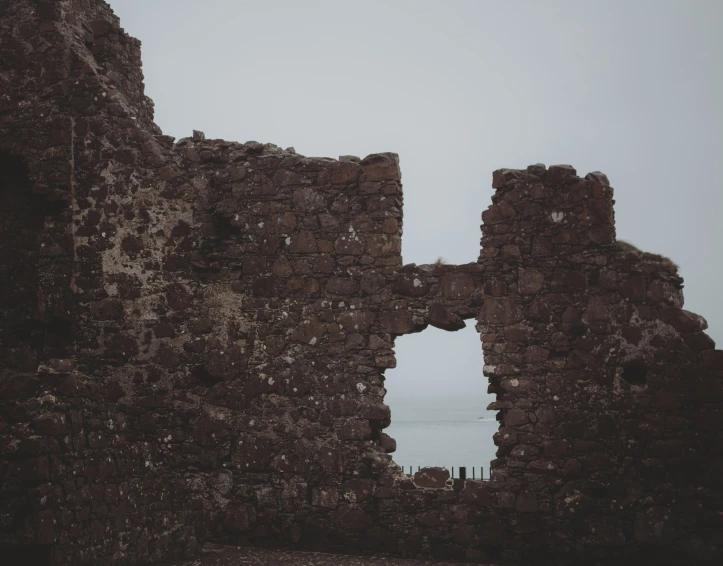 a po taken from inside the old building of the castle