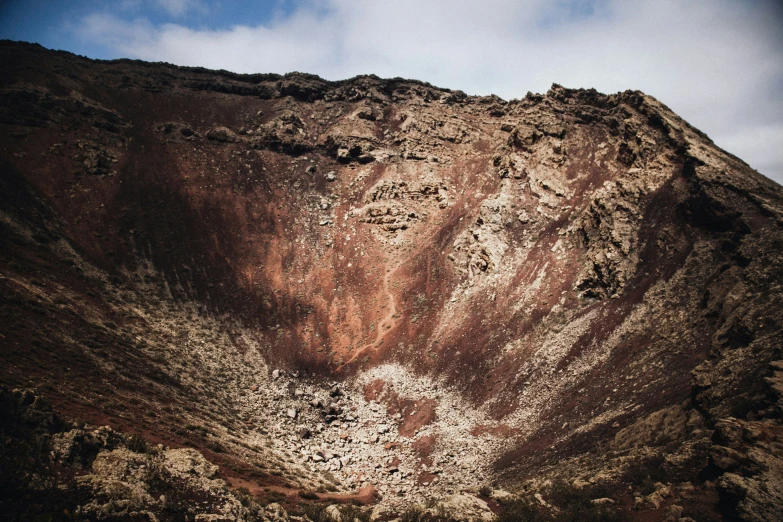 mountains are covered with rocks and dirt as if in the middle of nowhere