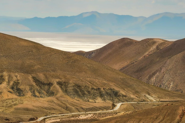 this is a scenic view of mountains in the desert