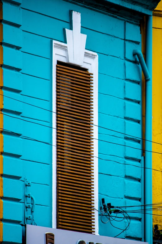 a close up of a window on a building