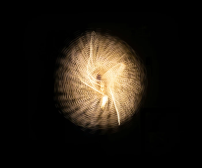 a close - up s of a circular object on a dark background