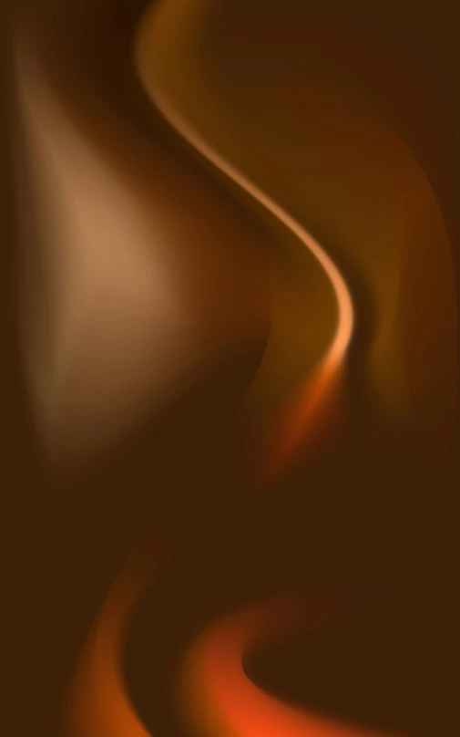 an abstract po with orange and yellow light
