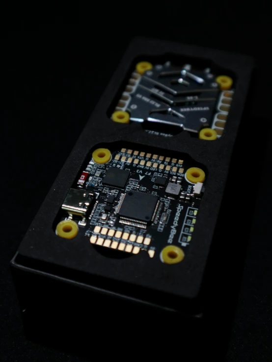 an electronic device with a built in memory card