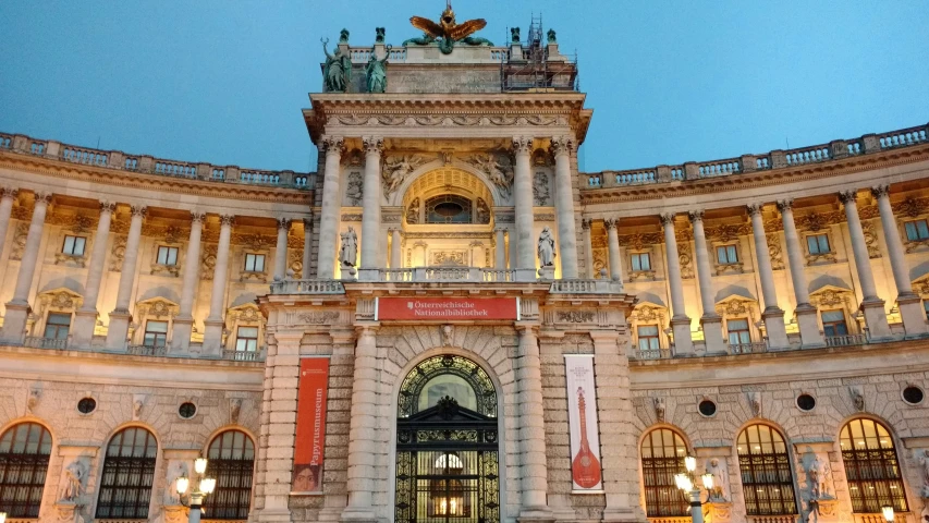 an image of a building that has a huge door