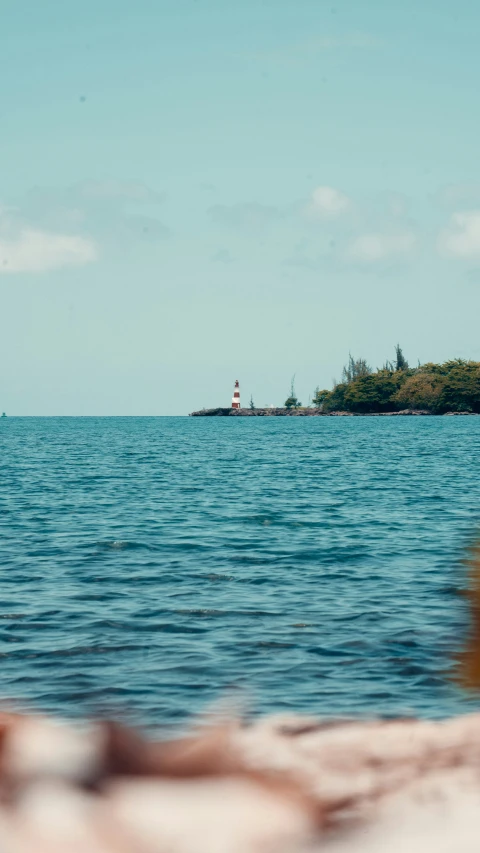 a small boat out on the open water