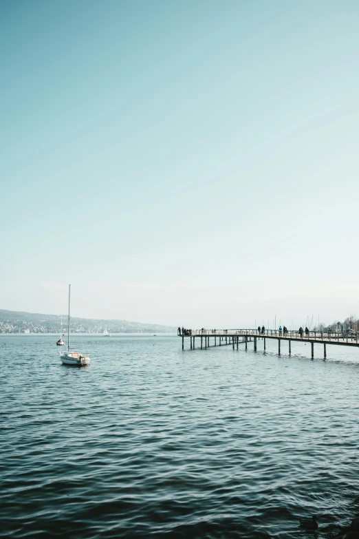 a large body of water filled with lots of water