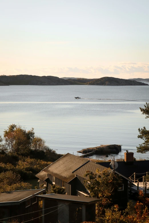 a large body of water with boats in it