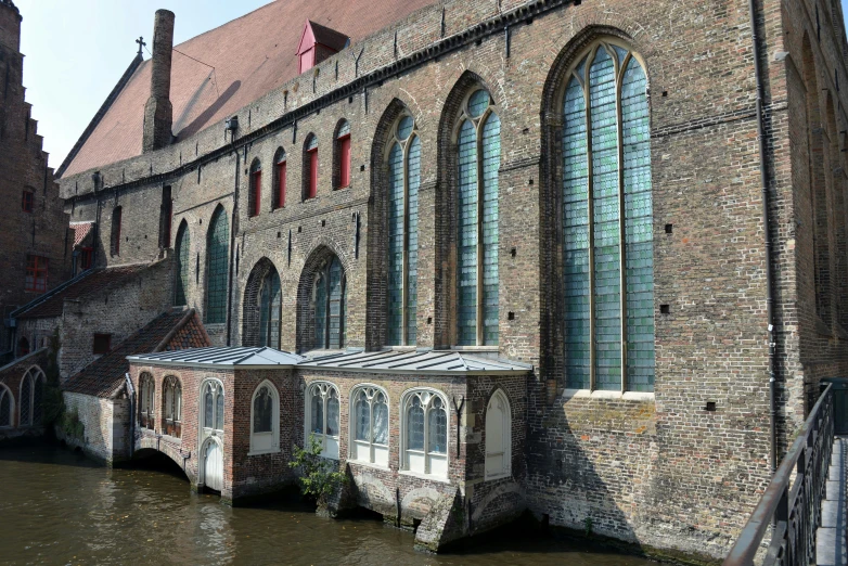 some very nice old buildings near the water