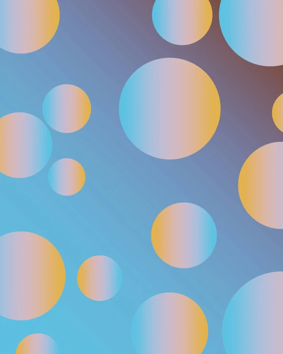 a very colorful wallpaper with some circles