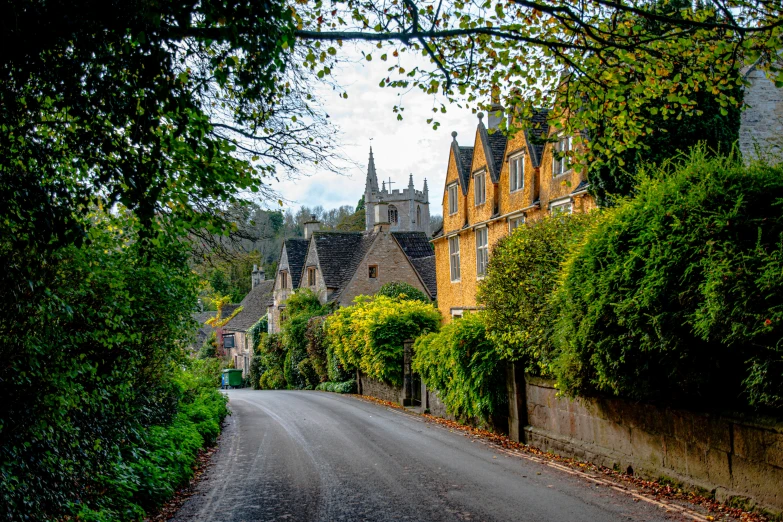 an image of a city street from a distance