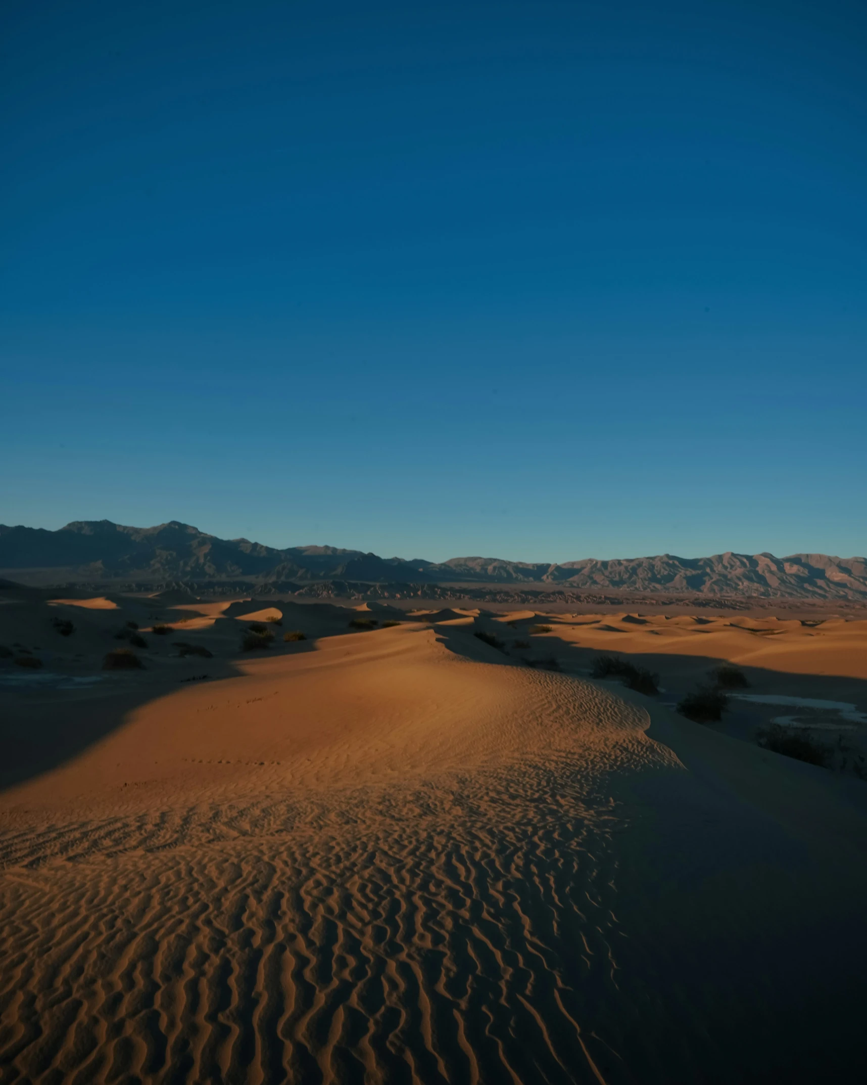 a dune area with several sand hills in the distance