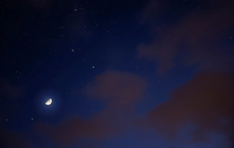 an object is seen in the dark blue sky