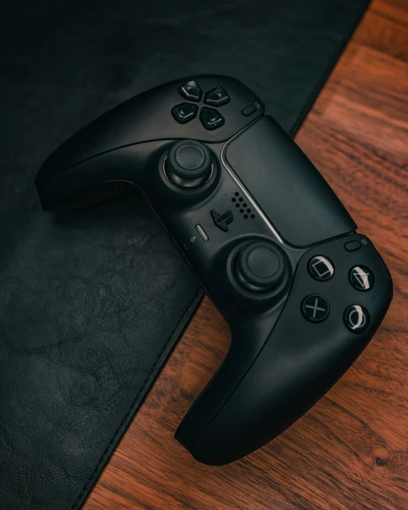 a close up s of a game controller on a table