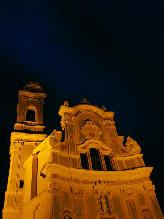 a view of a large tall tower structure