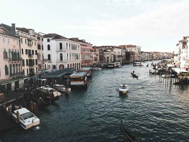 a waterway with some buildings on both sides