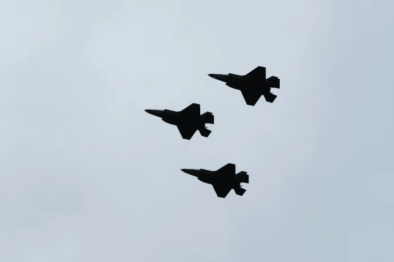 some very pretty planes flying in formation