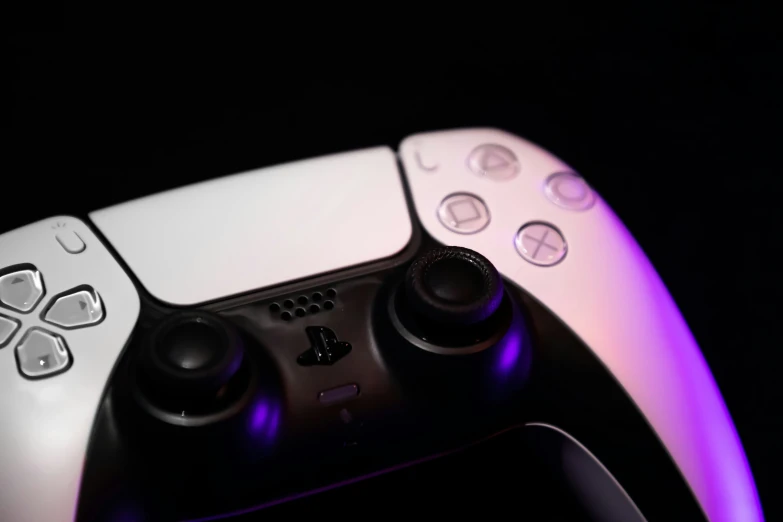 a close up of a video game controller