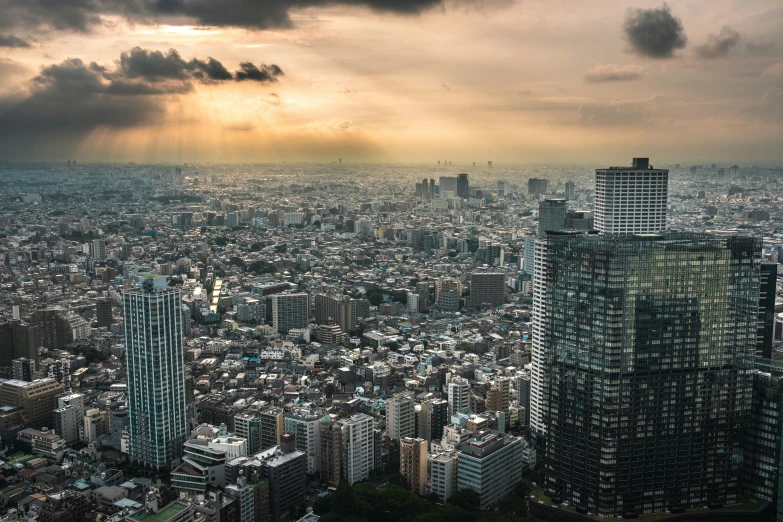 there is a very tall tower that can be seen from the top