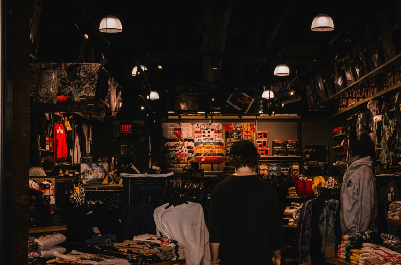 an open market filled with lots of items