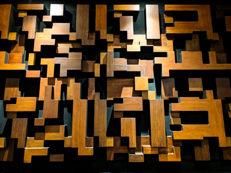 a computer image of some wooden blocks