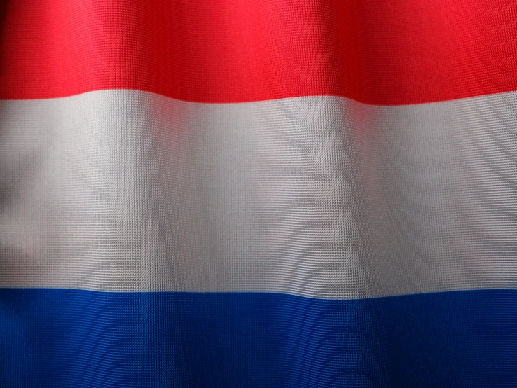 the flag of thailand, blue and red