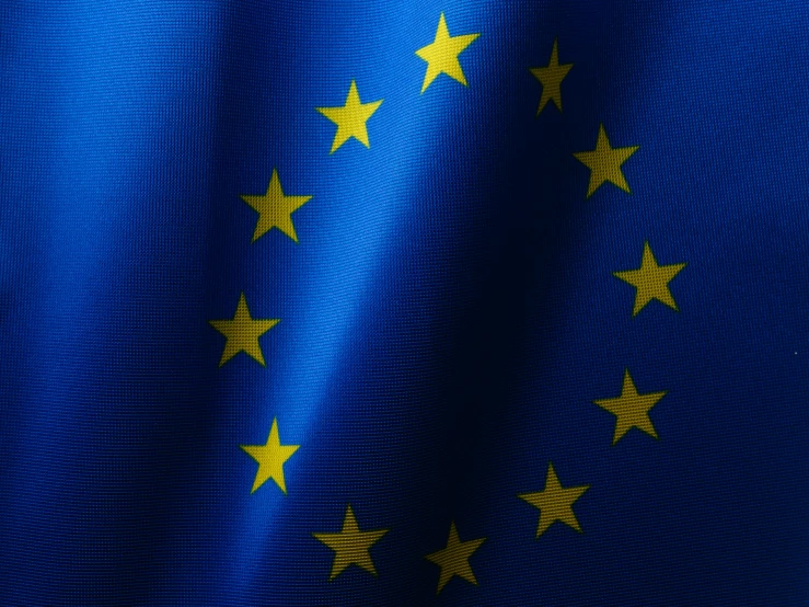 the flag of europe with yellow stars