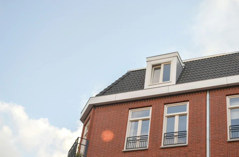 this is a view of the roof of an apartment building