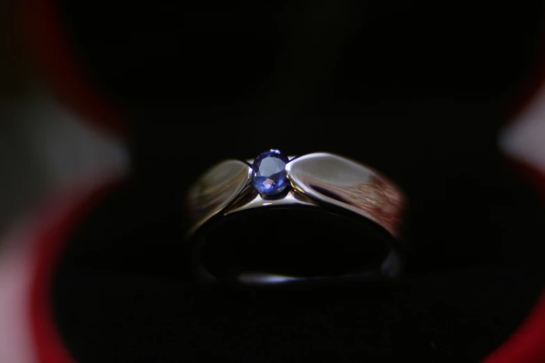 a small ring that is sitting on a table