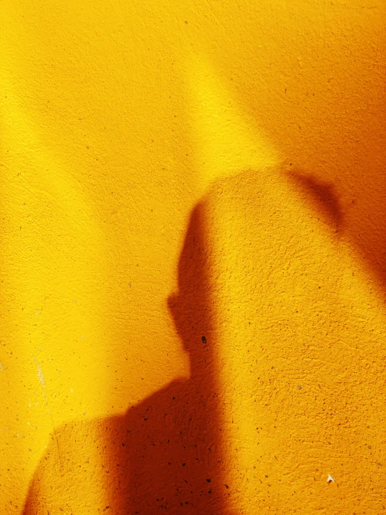 an aerial po of a person's shadow