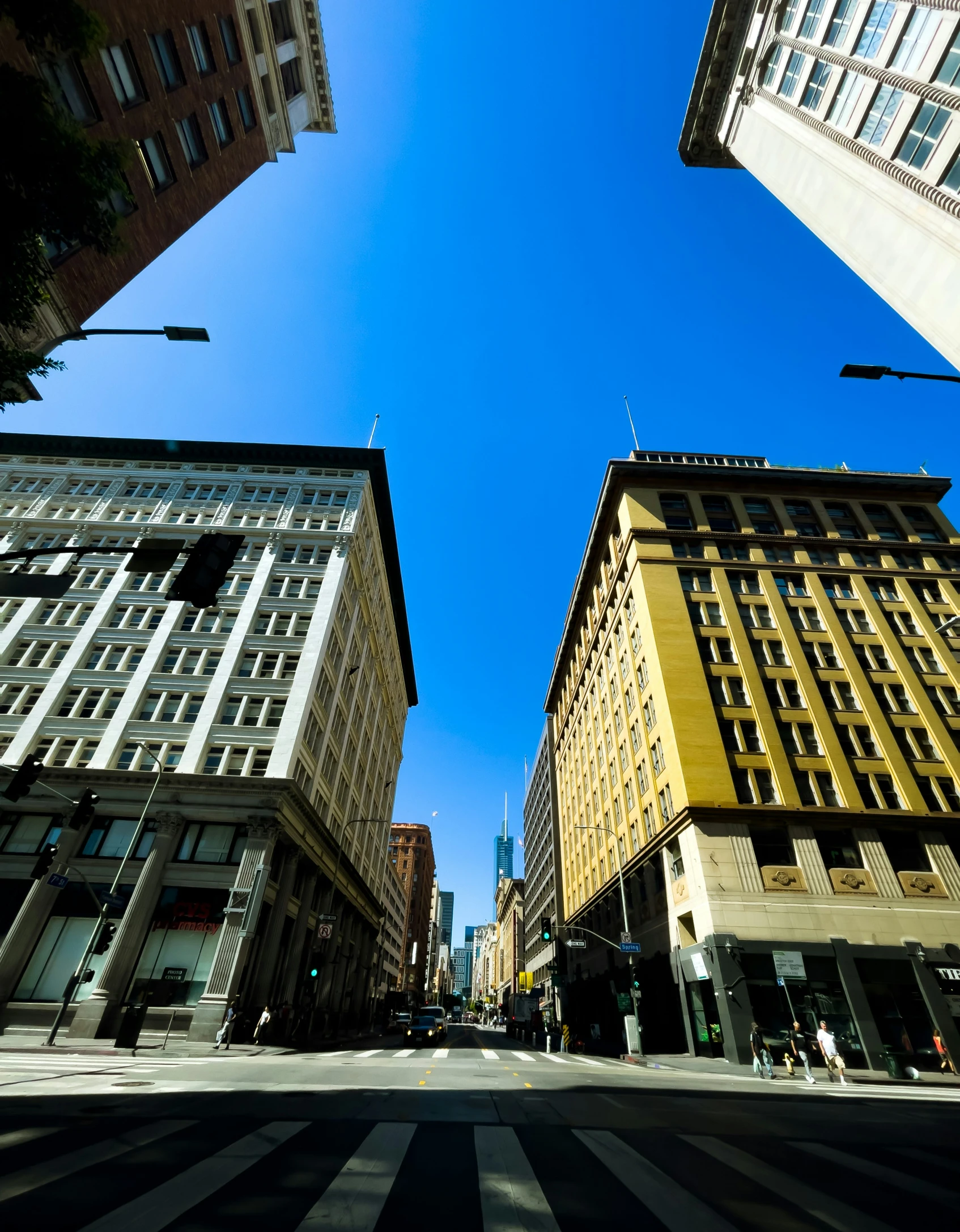 a group of tall buildings sitting next to each other