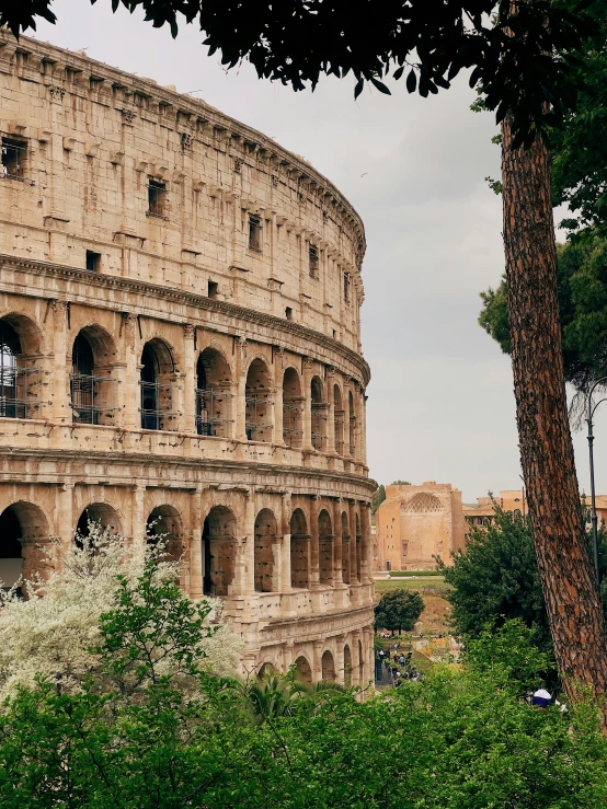 a building that looks like an old roman arena