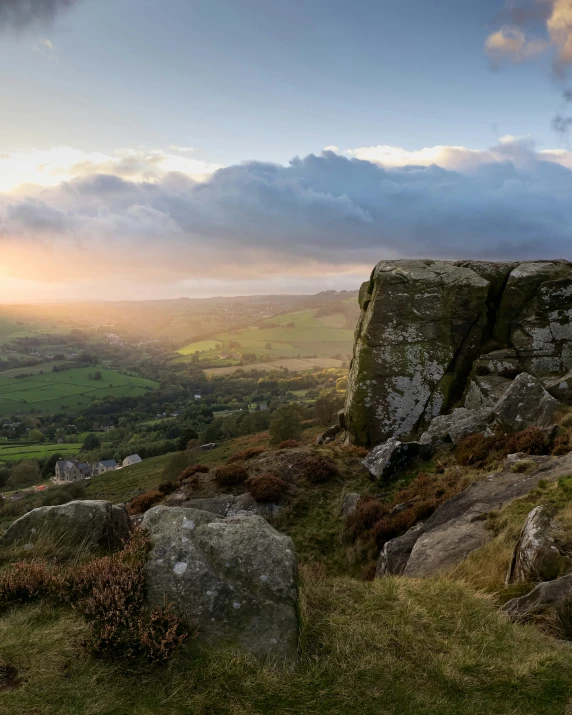 there are many large rocks on this land