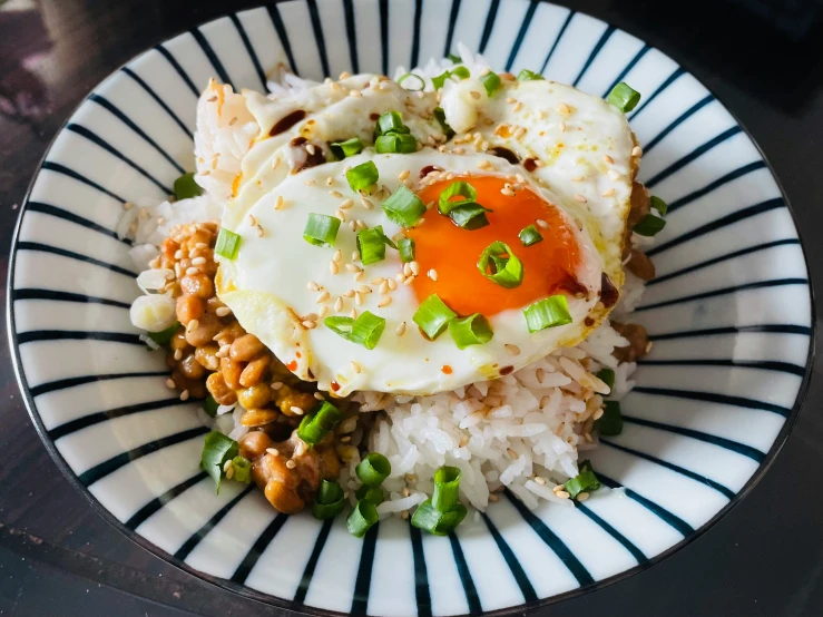 a plate of food on a table