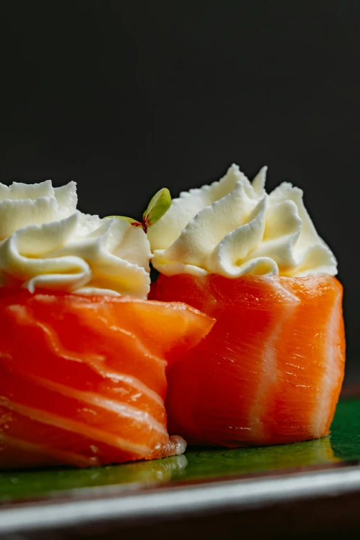 an orange cake sitting on top of a plate