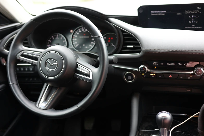 the dashboard and dash lights on a vehicle