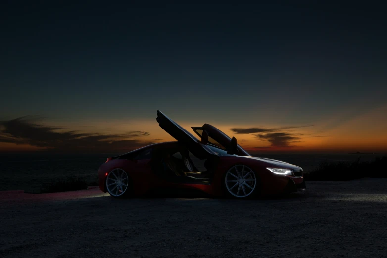 a very pretty car with a open roof