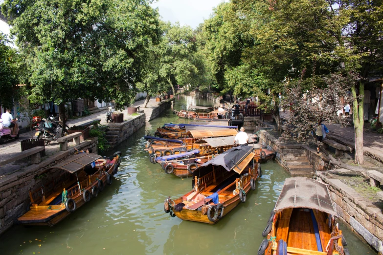 a couple of boats that are in the water