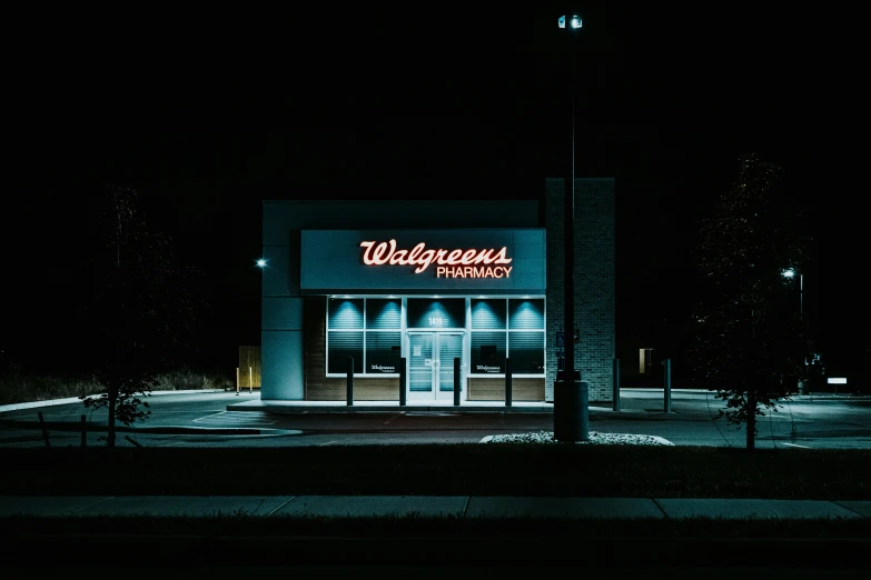 an image of a dark street at night