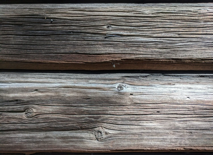 the wood of a deck is very thin