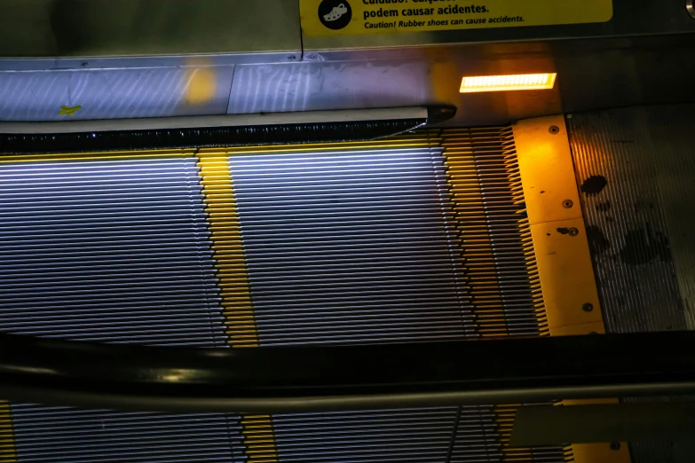 a bus stop's doors are closed to let people know what is on the floor